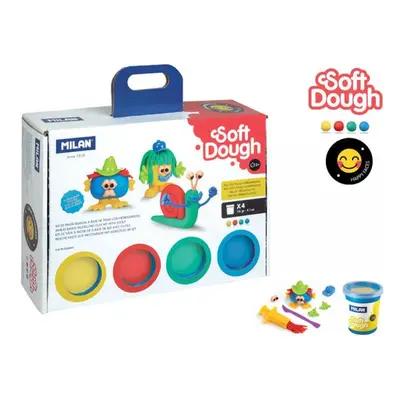 Playdough Funny Faces 4 barvy x 116 g