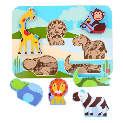 LucyLeo dřevěné puzzle Forest Animals