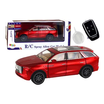 RC auto 1:24 hliníkové červené