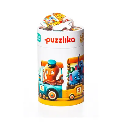 Puzzlika 13050 Vlak 94 cm - naučné puzzle 20 dílků