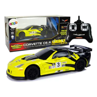 RC sportovní vůz 1:24 Corvette žlutá