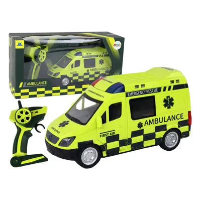 RC žlutá ambulance se světly