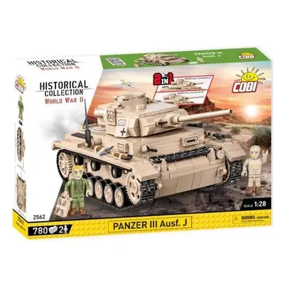 COBI 2562 Historical Collection WWII Německý střední tank Panzer III Ausf. J 780 kostek