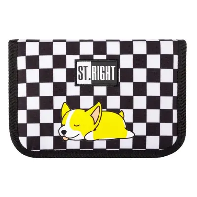 Penál dvouchlopňový bez výbavy ST.RIGHT PC-03 Sleep Corgi