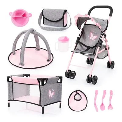 Bayer Design Golfový Buggy set růžová/šedá