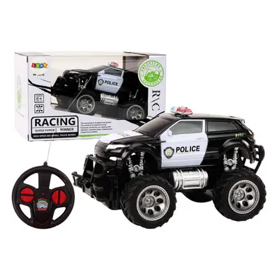 RC terénní policejní auto 1:24 černé