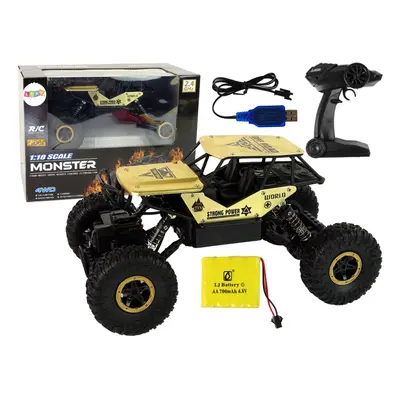 RC terénní auto 1:18 zlaté