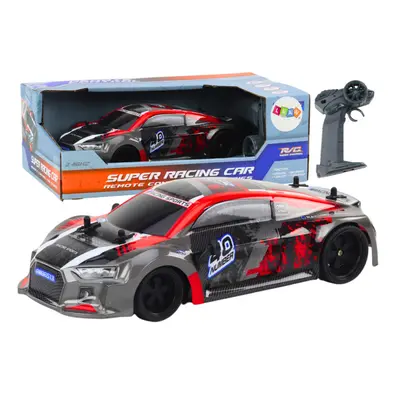 RC auto 1:18 gumová kola drift červená