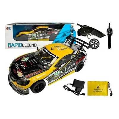 RC sportovní auto žluté