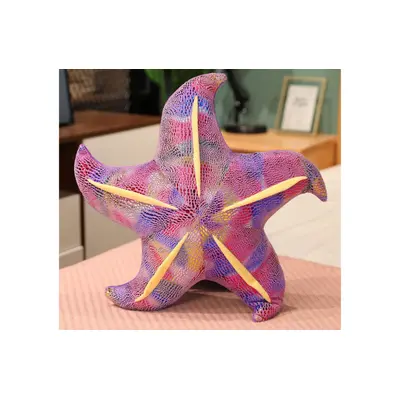 Plyšák Plyšový polštář Starfish Purple 45 cm