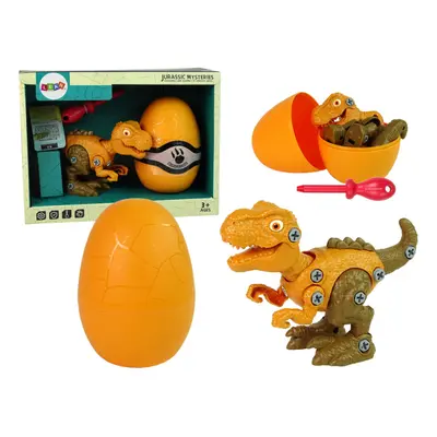 Šroubovací dinosaurus ve vejci oranžový