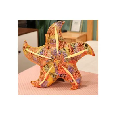 Plyšový polštář Starfish Yellow 45 cm