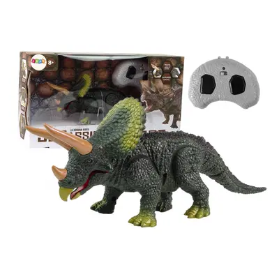 RC dinosaurus triceratops zelený