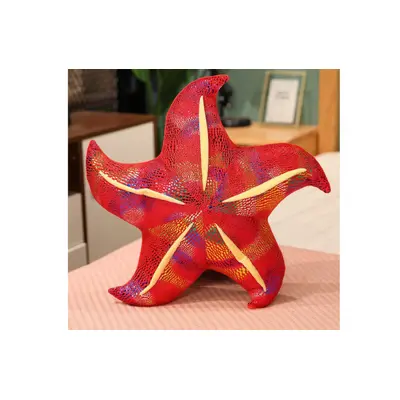 Plyšák Plyšový Starfish Red Polštář 45 cm