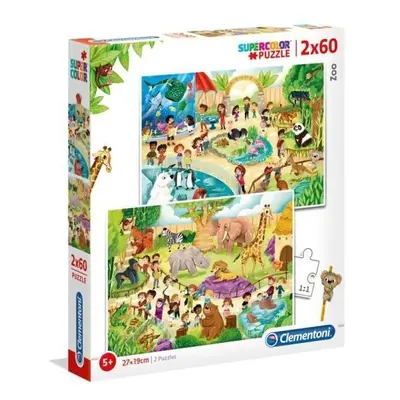 Clementoni Puzzle 2x60el Zoo 21603 p6