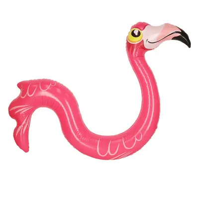 KIK Nafukovací bazénová nudle flamingo 131cm KX4929