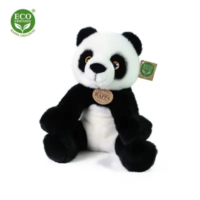 Plyšová panda sedící 27 cm ECO-FRIENDLY