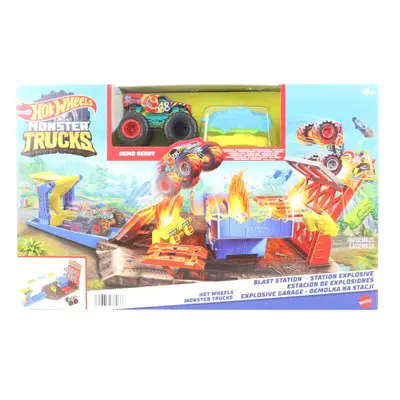 Hot Wheels Monster trucks výbušná stanice HFB12