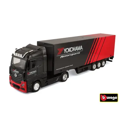 Bburago MB Actros Gigaspace Trailer Yokohama 1:43