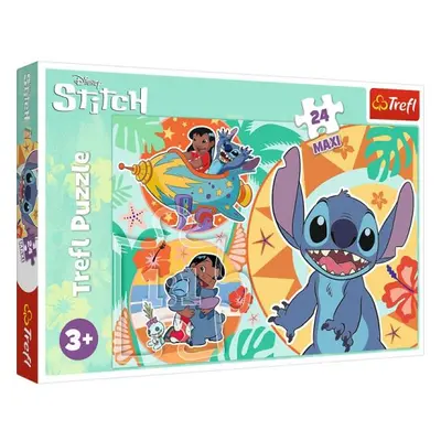 TREFL LiloStitch Šťastný den MAXI 24 dílků