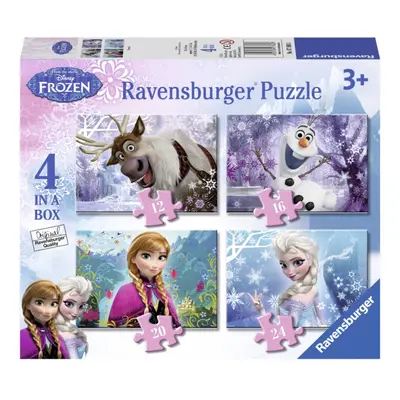 Ravensburger 4v1 Ledové království 12,16,20,24 dílků