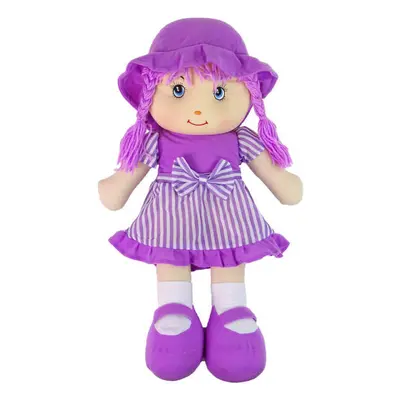 Hadrová panenka Cuddly Purple Striped 50 cm