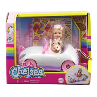 Barbie CHELSEA A KABRIOLET S NÁLEPKAMI