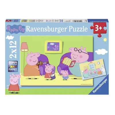 Ravensburger Prasátko Peppa 2 x 12 dílků