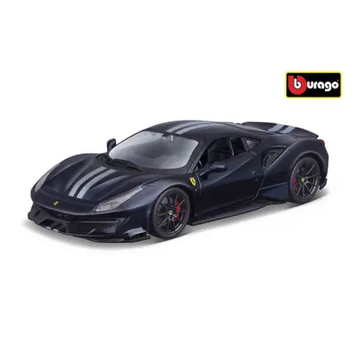 Bburago 1:24 Ferrari TOP 488 Pista Blue/silver stripe