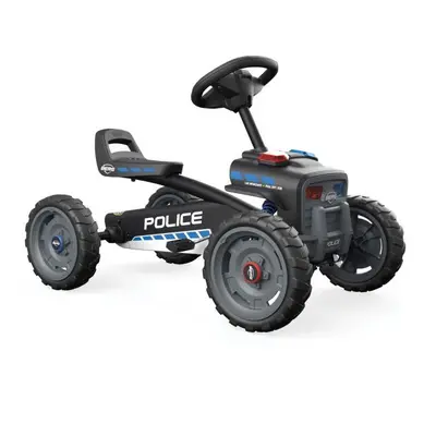 Šlapací motokára BERG Buzzy Police 2-5 let do 30 kg Zvuk + Světlo