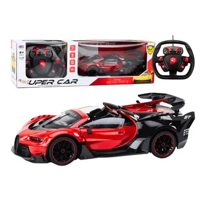 RC sportovní auto 1:12 otevírací dveře červená