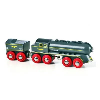 Brio 33697 Rychlý šedý vlak s vagonem