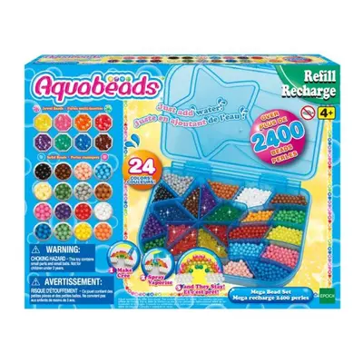 Aquabeads korálky 4 roky 2400 kusů