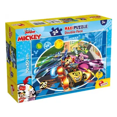 Oboustranné puzzle Maxi 24 dílků Mickey Mouse 74099 LISCIANI