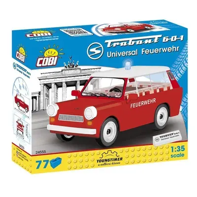 Cobi 24555 Youngtimer Trabant 601 Universal Feuerwehr, 1:35, 77 k