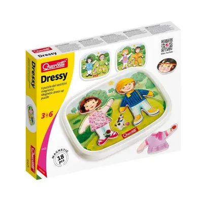 Quercetti Dressy Baby magnetic dress-up puzzle