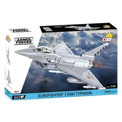 COBI 5849 Ozbrojené síly EUROFIGHTER F2000 TYPHOON víceúčelový stíhač 642 kostek