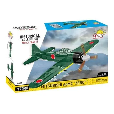 COBI 5861 Historical Collection WWII Mitsubishi A6M2 "Zero" 170 kostek