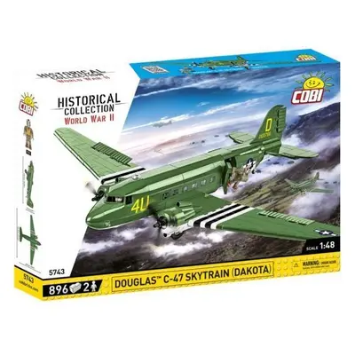 Cobi 5743 II WW Douglas C-47 Skytrain (Dakota), 1:48, 892 k, 2 f