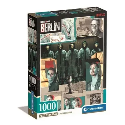 CLEMENTONI La Casa de Papel Berlín Jdeme do akce 1000 dílků