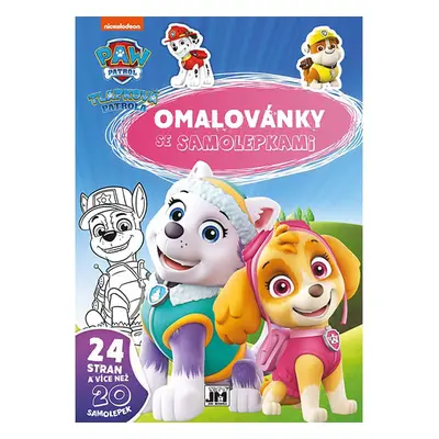 Omalovánka A4 se samolepkami Paw Patrol/ Tlapková Patrola