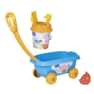 Smoby Strandset Peppa s Bolderkarem Peppa Pig 5dlg.