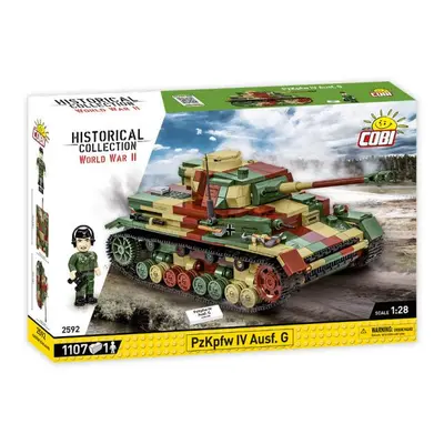 COBI 2592 Historical Collection WWII Tank Panzerkampfwagen PzKpfw IV Ausf. G 1107