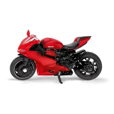 Siku Motorka červená Ducati Panigale 1299 model kov 1385