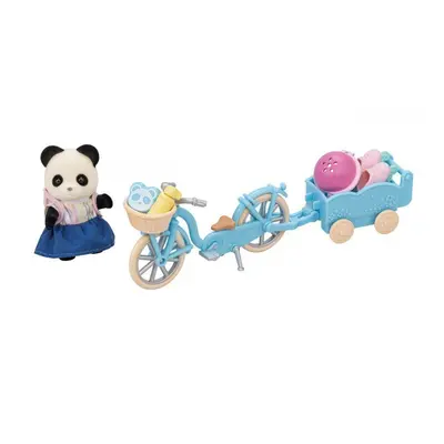 Sylvanian Families Panda a cyklo-bruslařský set