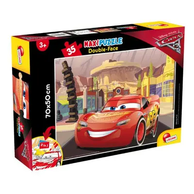 Oboustranné puzzle 35 dílků Maxi Cars 3 Go! Mu! Mu! 60665