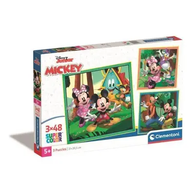 Clementoni Puzzle 3x48el čtverec Mickey a Minnie