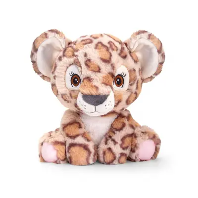 Keel Toys SE1087 Keeleco Leopard - eko plyšová hračka 16 cm