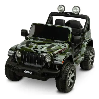 Toyz Terénní elektrické auto JEEP RUBICON CAMO maskáčová