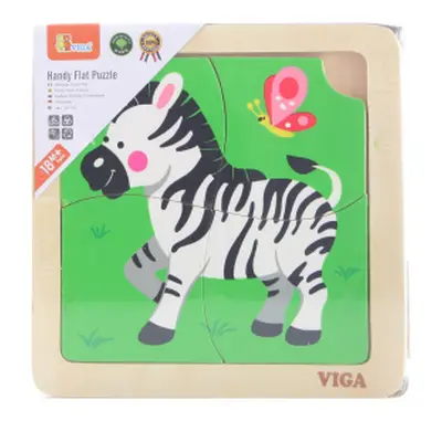 Viga puzzle zebra 4 dílky